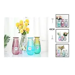 GENERICO - Macetero De Vidrio 40Cm Para Flores Florero