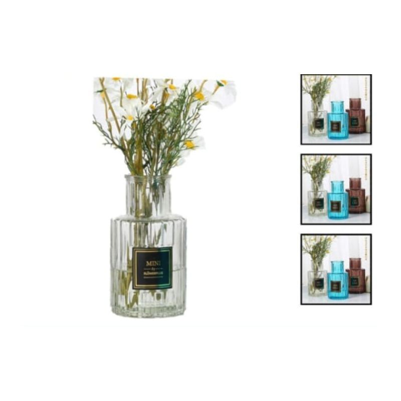 GENERICO - Macetero De Vidrio 18Cm Para Flores Florero