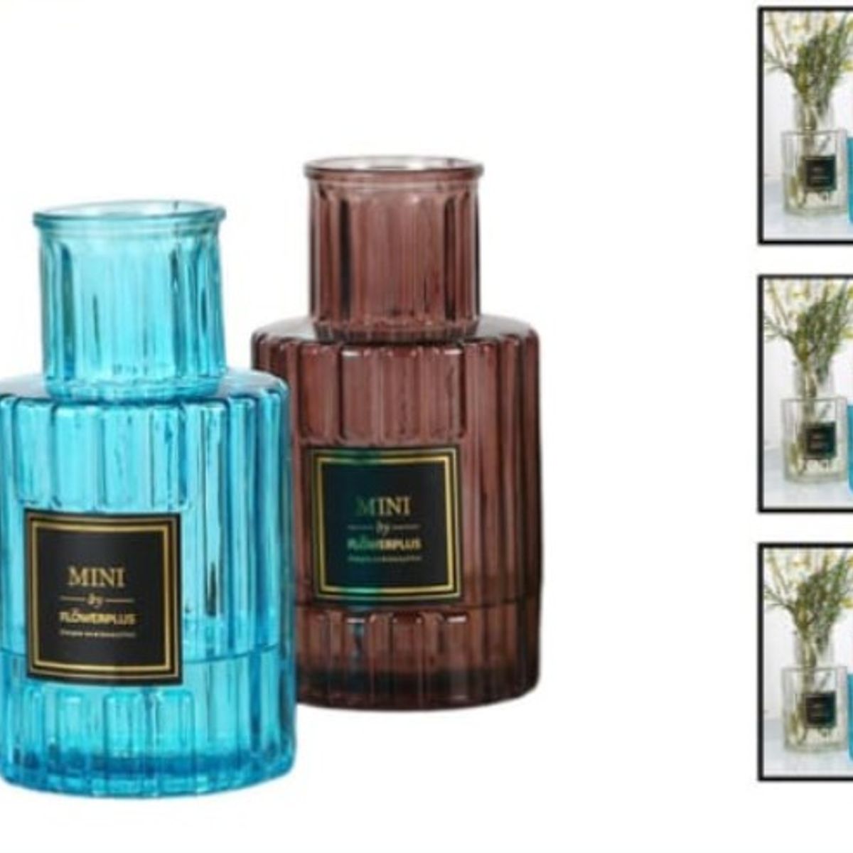 GENERICO - Macetero De Vidrio 18Cm Para Flores Florero