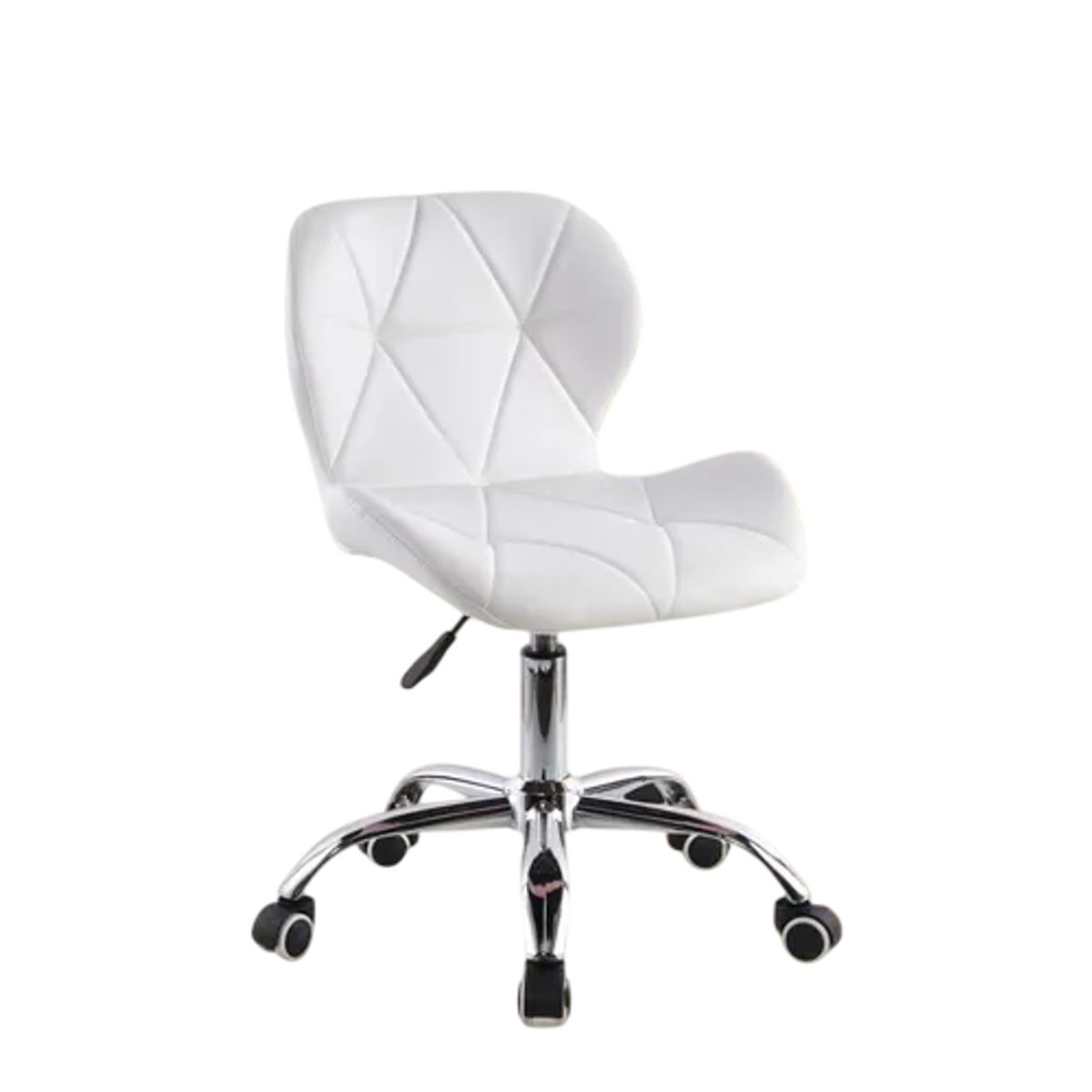 MOBOI - Silla De Escritorio Mariposa Radar Giratoria Acolchada Blanca