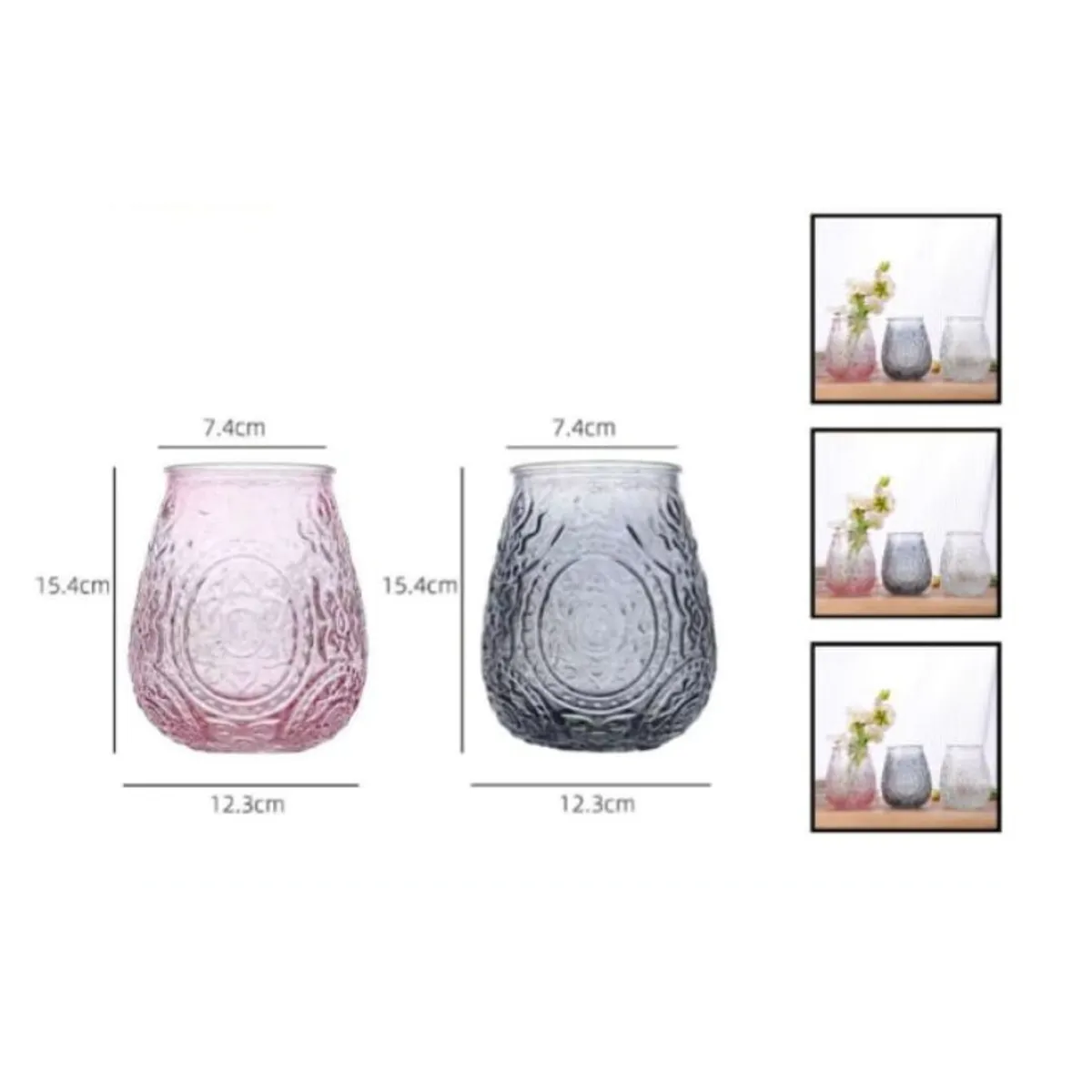 GENERICO - Macetero De Vidrio 154Cm Para Flores Florero