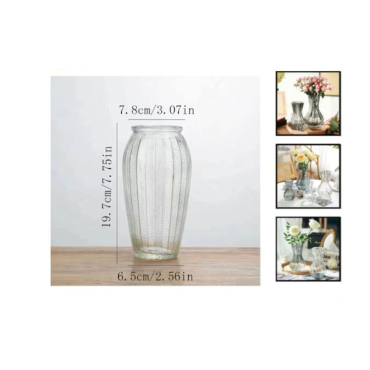 GENERICO - Macetero De Vidrio 197Cm Para Flores Florero.