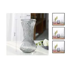 GENERICO - Macetero De Vidrio 21Cm Para Flores Florero