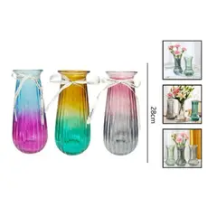 GENERICO - Macetero De Vidrio 28Cm Para Flores Florero