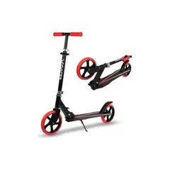 GENERICO - Scooter MonoPatin Del Diablo Ajustable Jovenes Adultos Rojo Negro