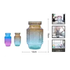 GENERICO - Macetero De Vidrio 19Cm Para Flores Florero