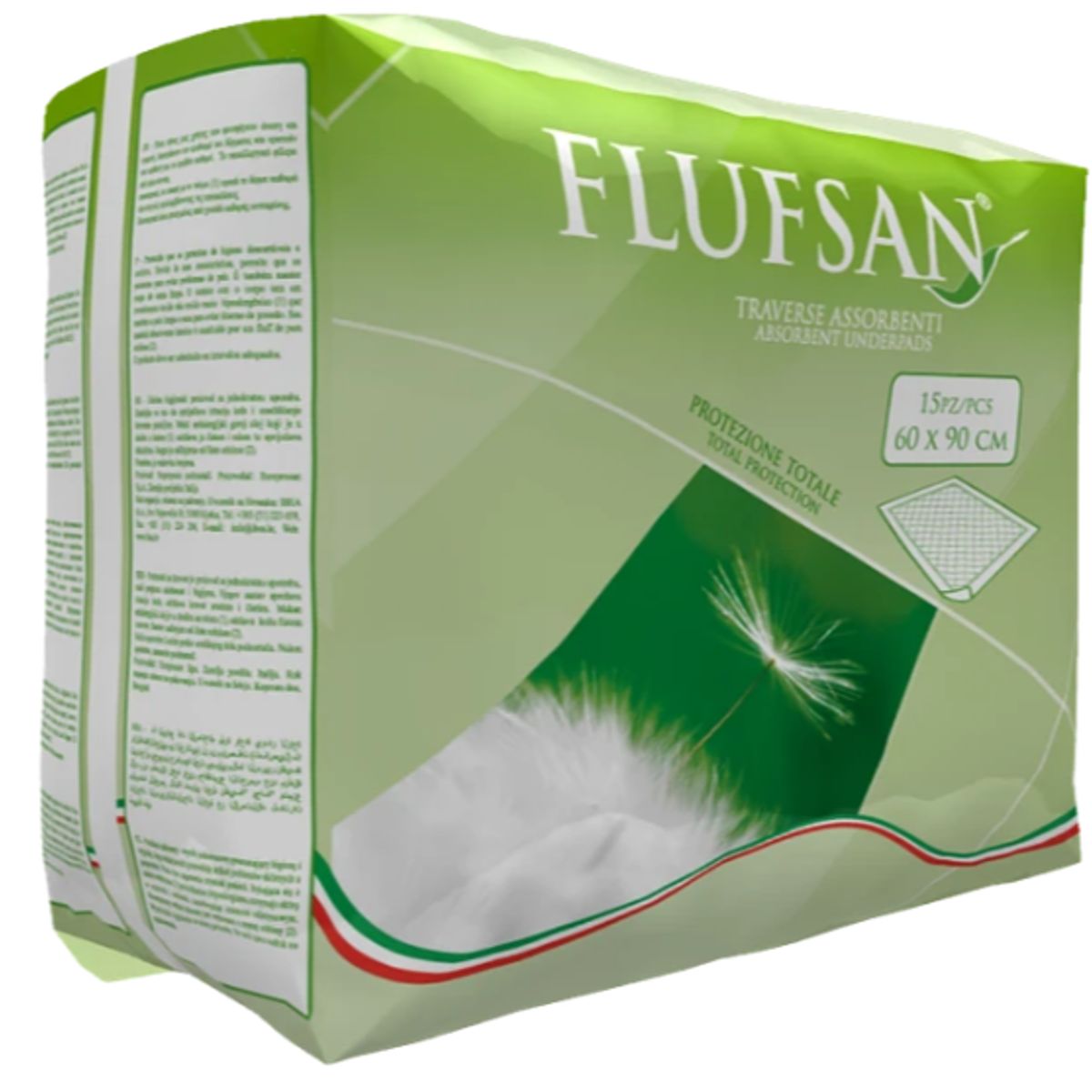 FLUFSAN - Protectores Sanitarios Premium 60x90cm Flufsan