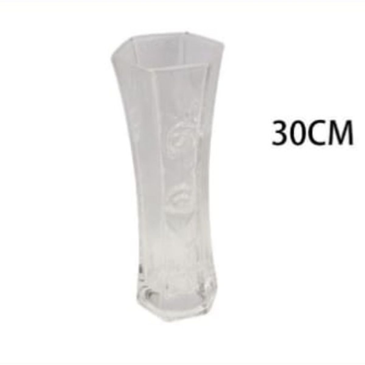 GENERICO - Macetero De Vidrio 30Cm Para Flores Florero