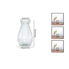 GENERICO - Macetero De Vidrio 15Cm Para Flores Florero