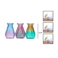 GENERICO - Macetero De Vidrio 17Cm Para Flores Florero