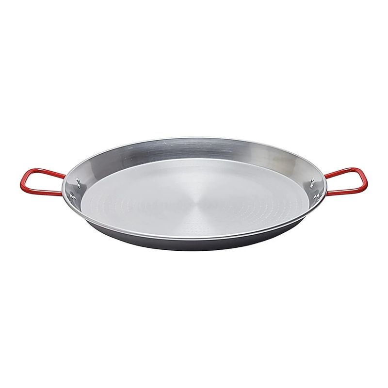 GARCIMA - Sartén Paellera 16 Porciones Hierro Pulido 55 cm Garcima