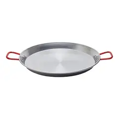 GARCIMA - Sartén Paellera 16 Porciones Hierro Pulido 55 cm