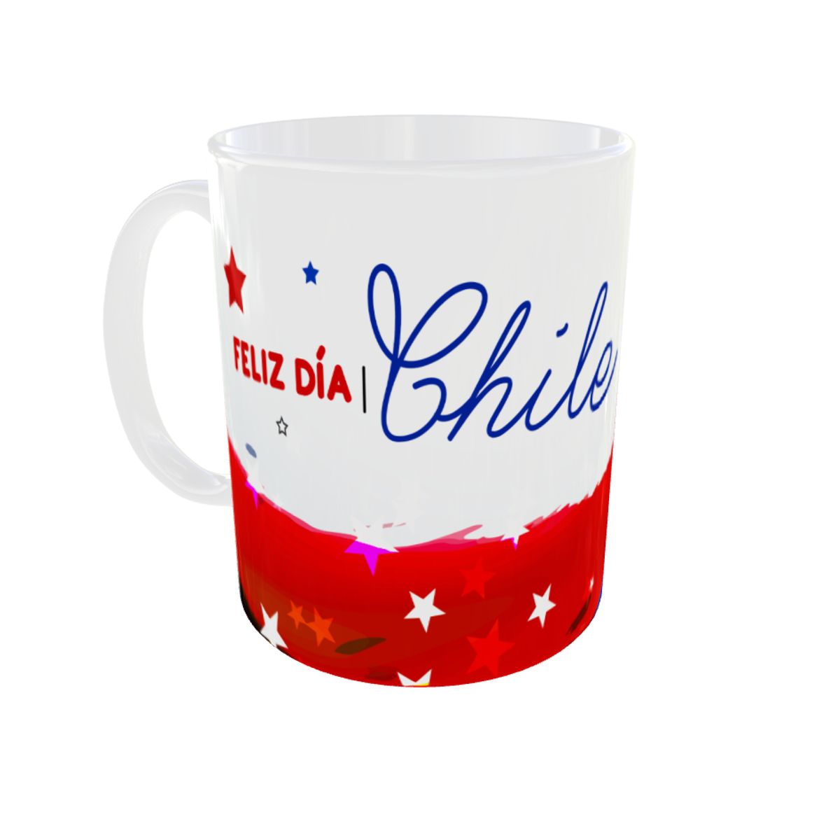 GENERICO - TAZA FIESTAS PATRIAS DISEÑO 18 DE SEPTIEMBRE FELIZ DIA CHILE