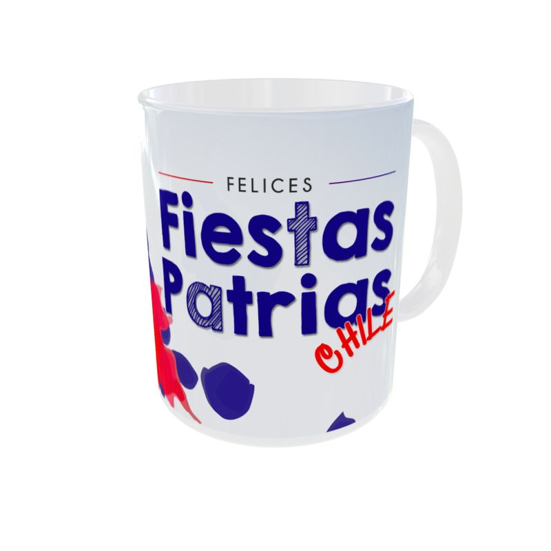 GENERICO - TAZA FIESTAS PATRIAS DISEÑO 18 DE SEPTIEMBRE FIESTAS PATRIAS CHILE