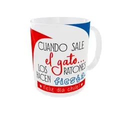 GENERICO - TAZA FIESTAS PATRIAS 18 DE SEPTIEMBRE FELIZ DIA CHILE MOD 2