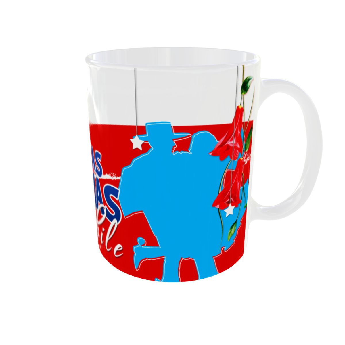 GENERICO - TAZA FIESTAS PATRIAS 18 DE SEPTIEMBRE FIESTAS PATRIAS CHILE MOD 2