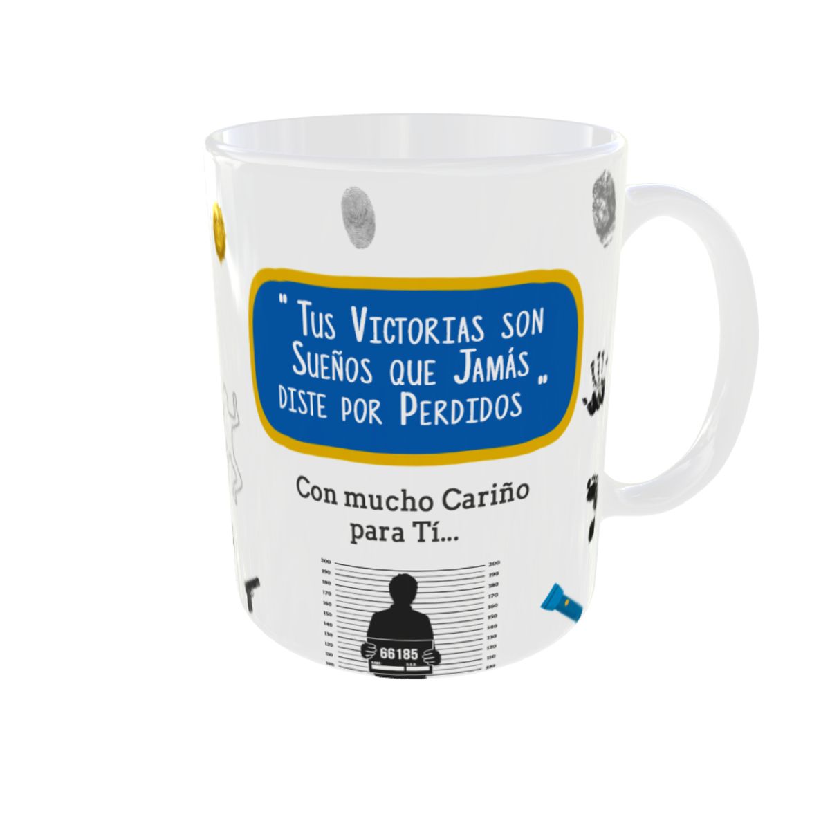 GENERICO - TAZA AQUI TOMA EL MEJOR PDI REGALO POLICIA DE INVESTIGACIONES
