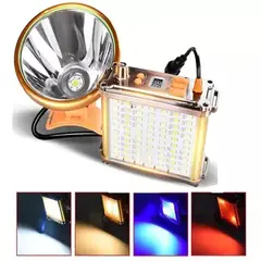 BIGBAMSPACE - Linterna Minera Foco Led 1200w Largo Alcance Camping