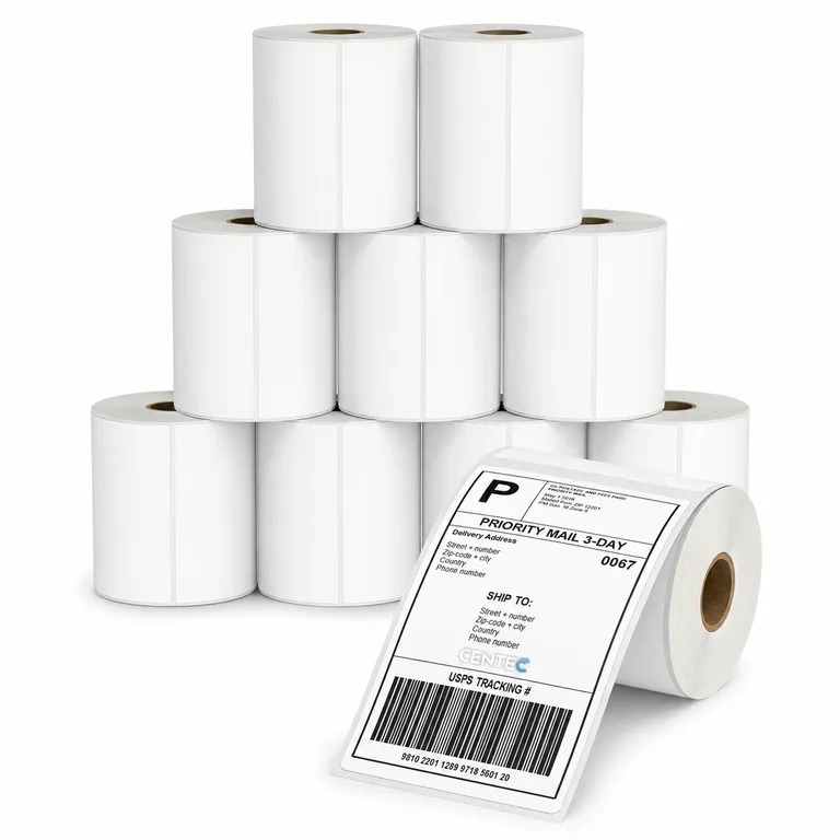 Pack de 5000 Etiquetas Termicas Autoadhesivas 100x150mm 10UN