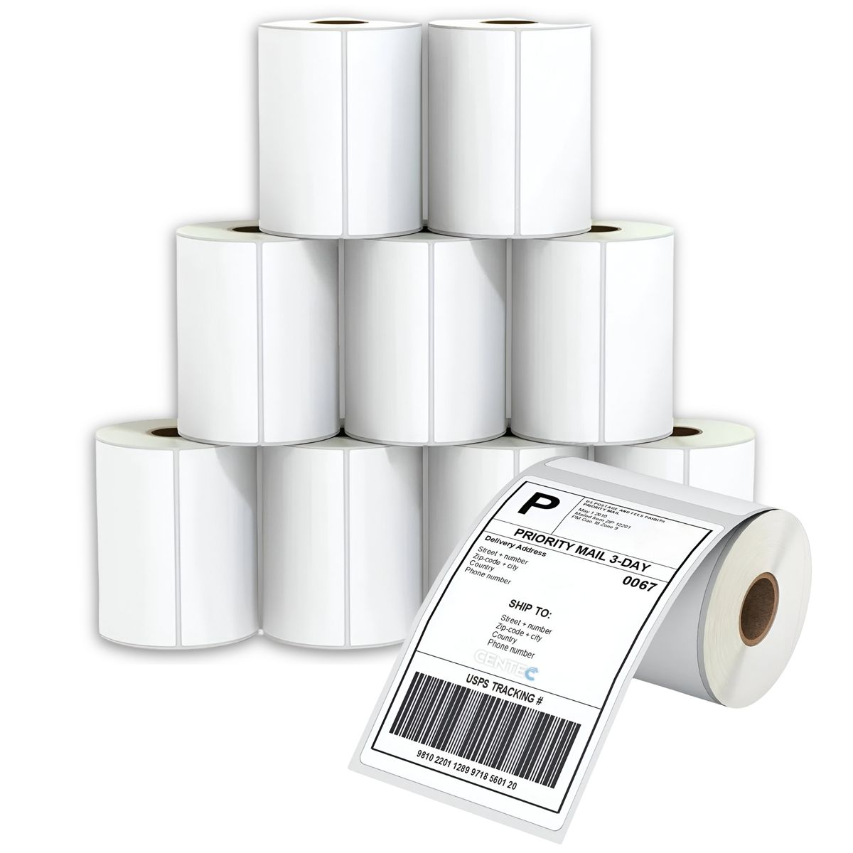 OEM - Pack de 5000 Etiquetas Térmicas Autoadhesivas 100x150mm 10U