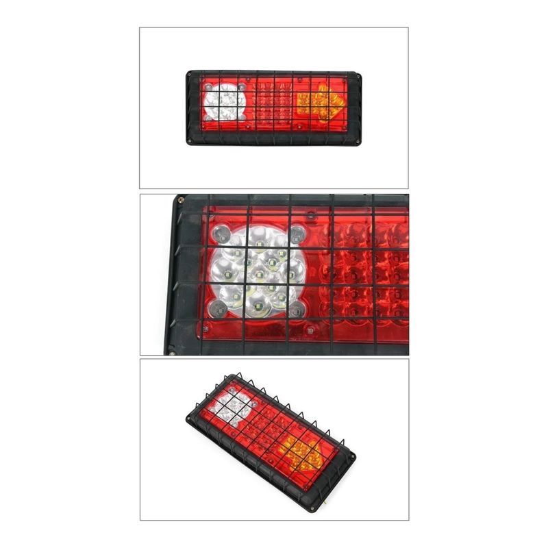 LISM - Kit Foco Led Trasero 24v Camion Tricimoto Remolque Arrastre