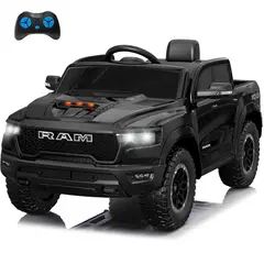 ABMTOYS - Ram 4×4 Real Asiento Ecocuero y Ruedas de goma N