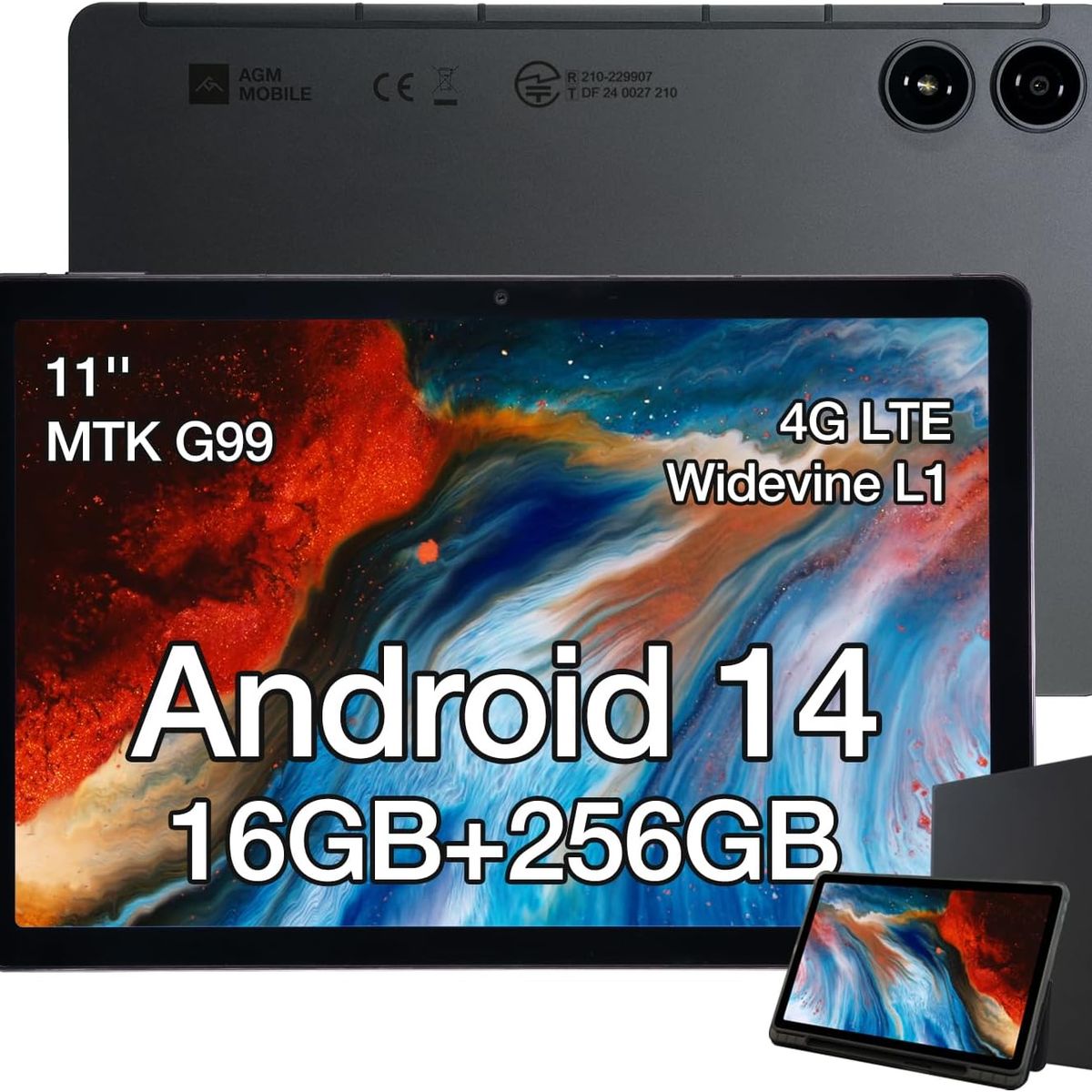 DOOGEE - AGM PAD P2 5G Tableta 16GB+256GB 11 Pulgadas 50MP Android 14