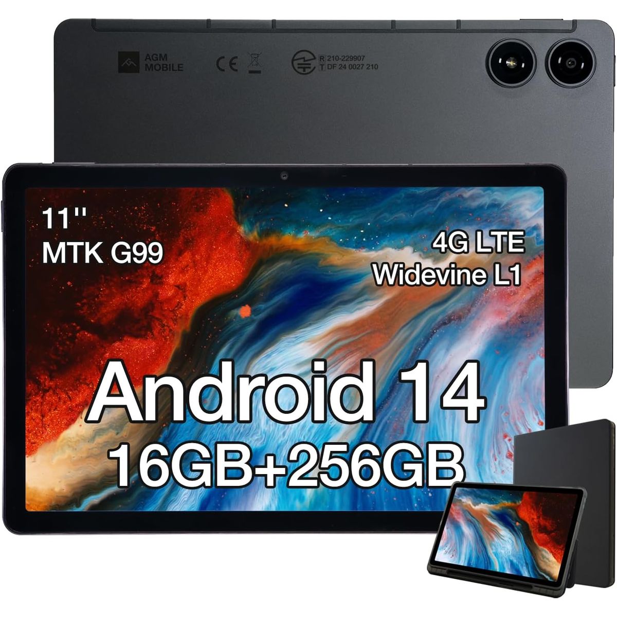 DOOGEE - AGM PAD P2 5G Tableta 16GB+256GB 11 Pulgadas 50MP Android 14