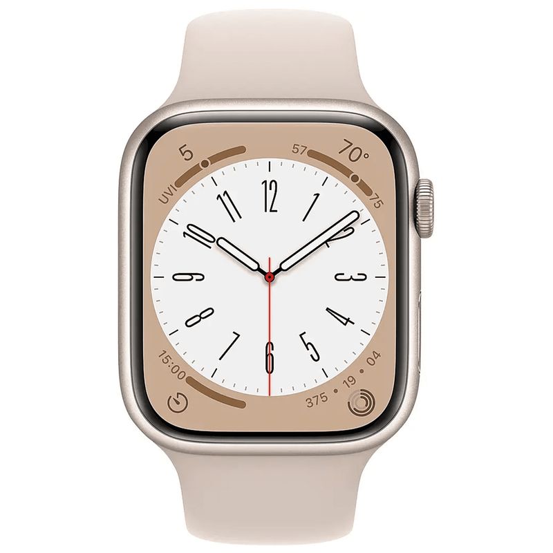 APPLE - Apple Watch S8 GPS 45 mm Luz Estelar Reacondicionado