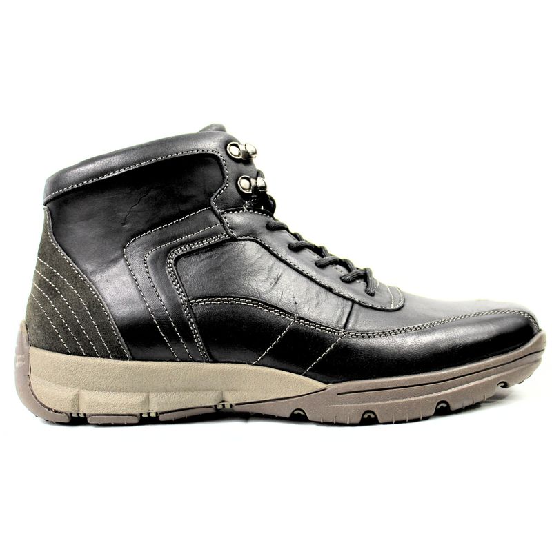 THUNDER BLUE - Botin Casual de Cuero Hombre L5 Marrón