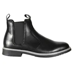 THUNDER BLUE - Botin de Cuero Hombre sin cordones 15 Negro
