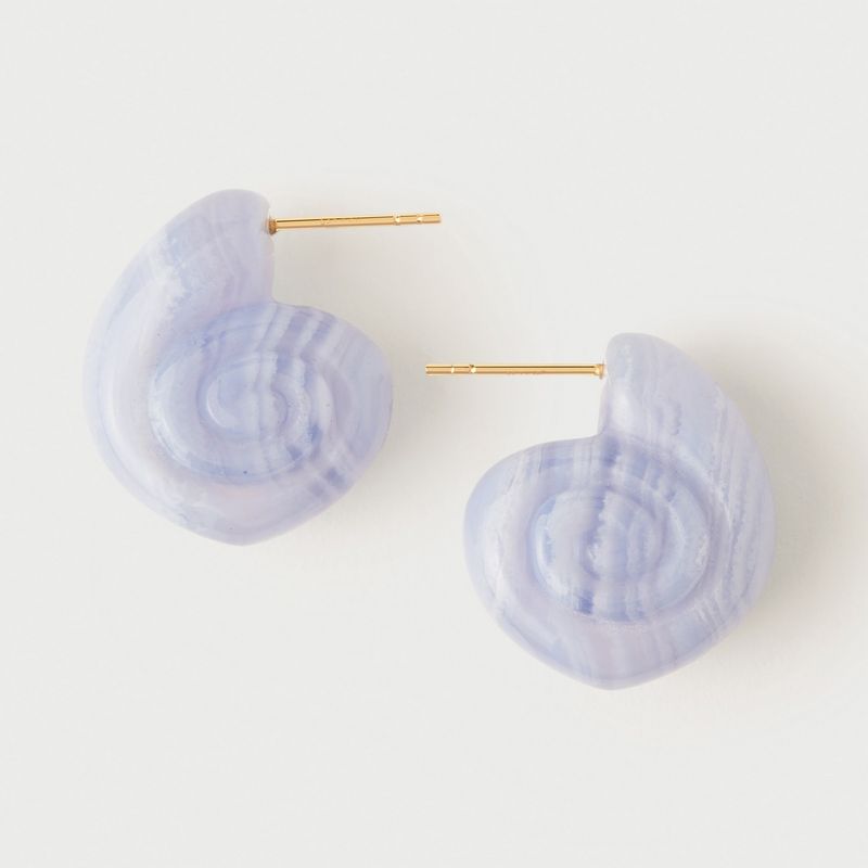 PDPAOLA - Aros Agata Shell Azul