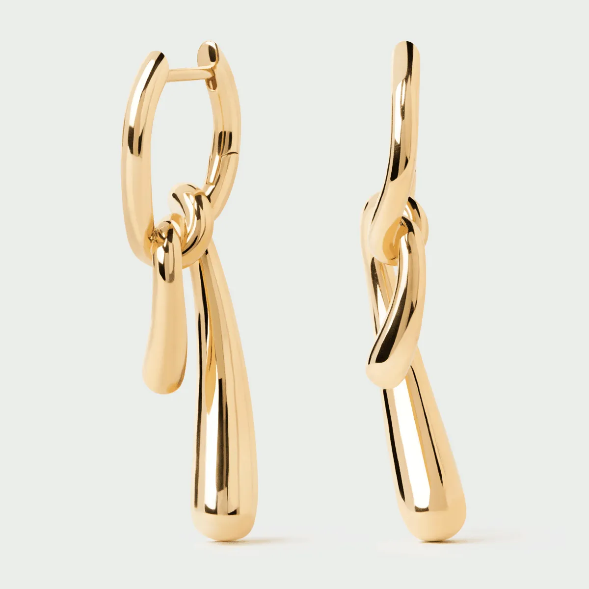 PDPAOLA - Aros Twist baño de oro PDPAOLA