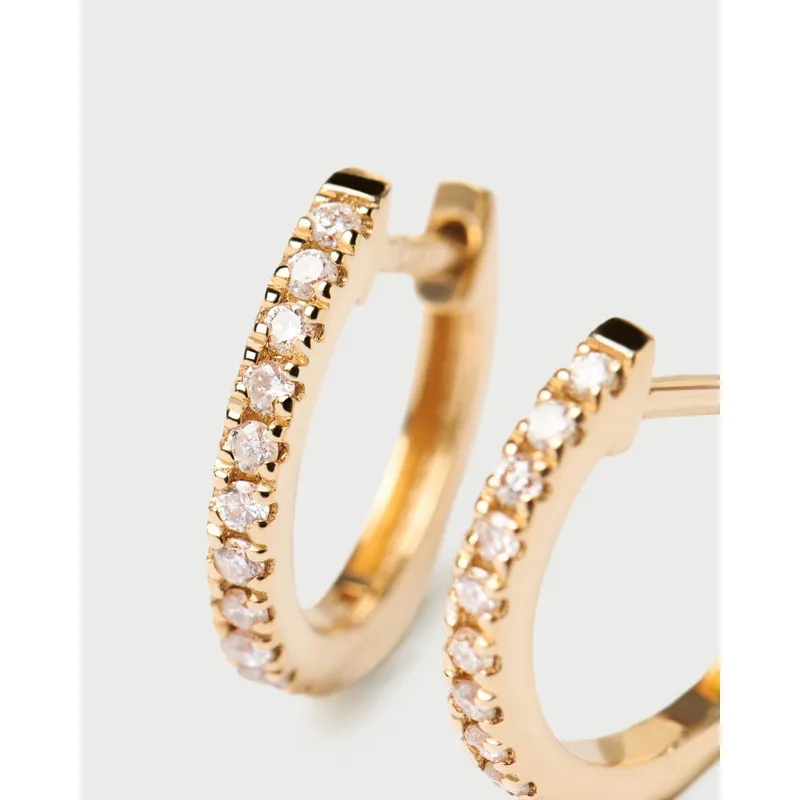 PDPAOLA - Aros Mini Eternity de Diamantes y Oro