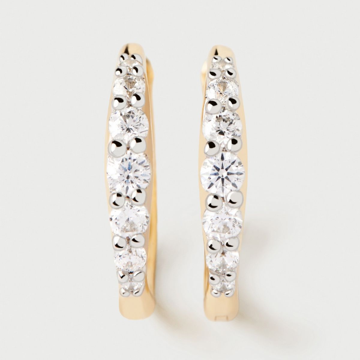 PDPAOLA - Aros Mini Estella de Diamantes y Oro