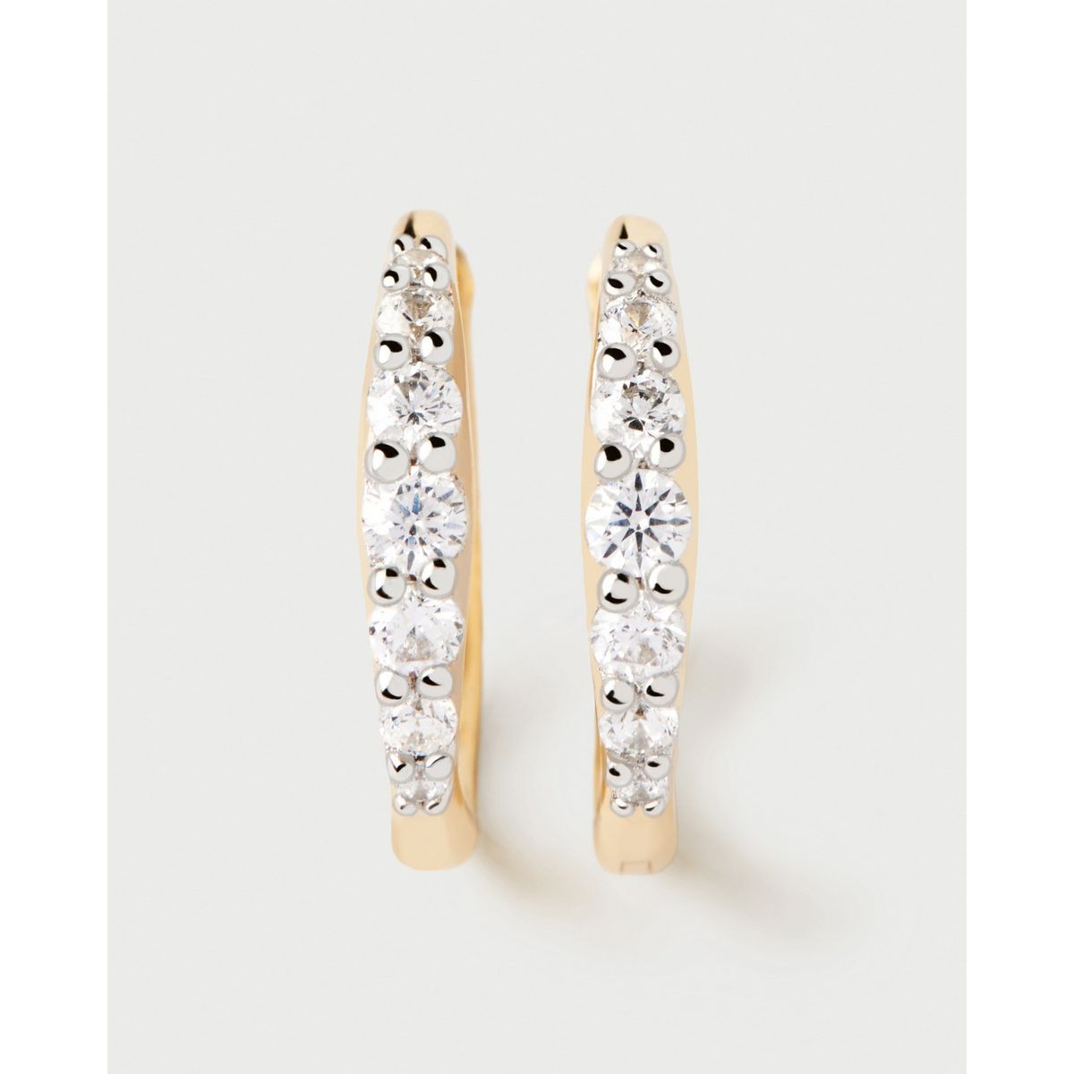 PDPAOLA - Aros Mini Estella de Diamantes y Oro