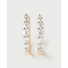 PDPAOLA - Aros Mini Estella de Diamantes y Oro