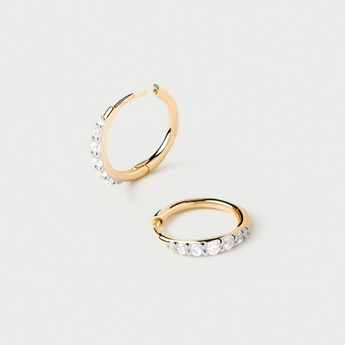 PDPAOLA - Aros Mini Estella de Diamantes y Oro