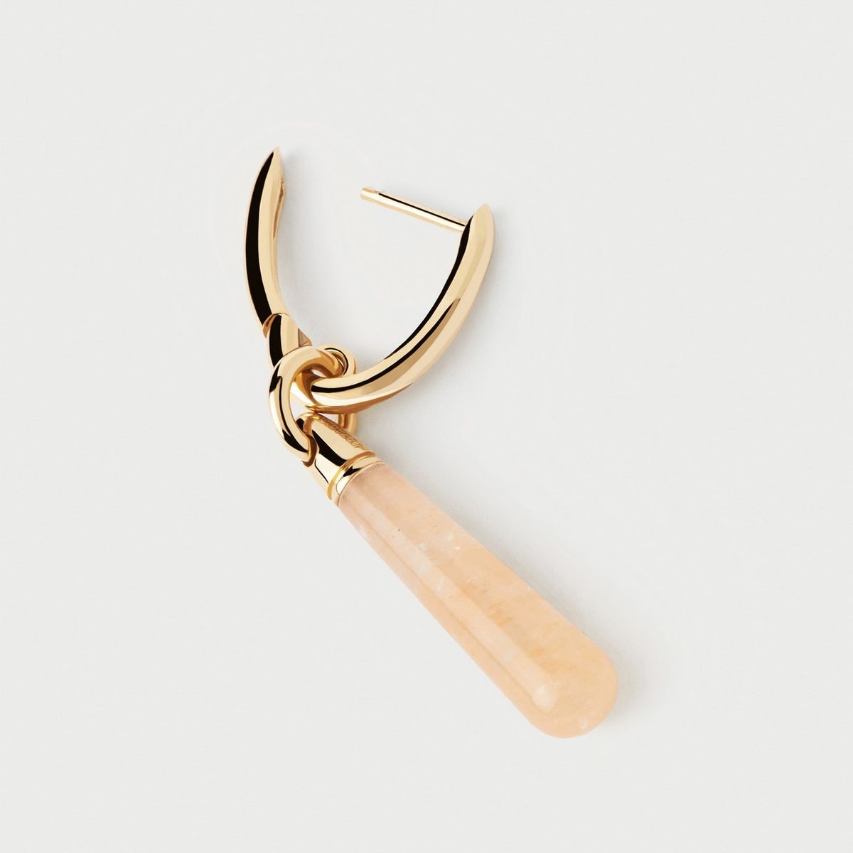 PDPAOLA - Amarillo Aventurine Large Jupiter Individual Hoop