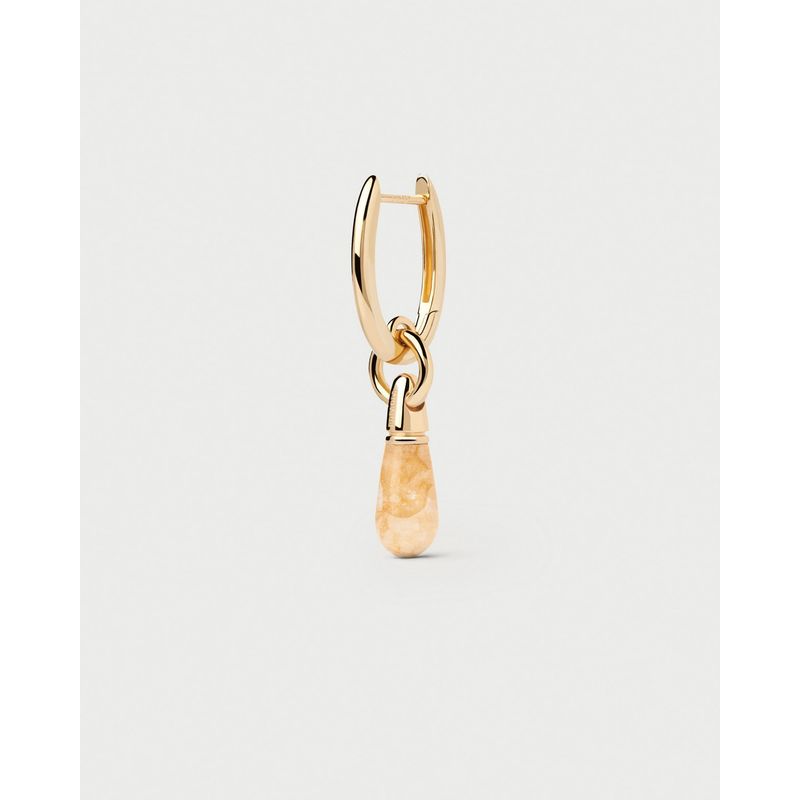 PDPAOLA - Amarillo Aventurine Jupiter Individual Hoop