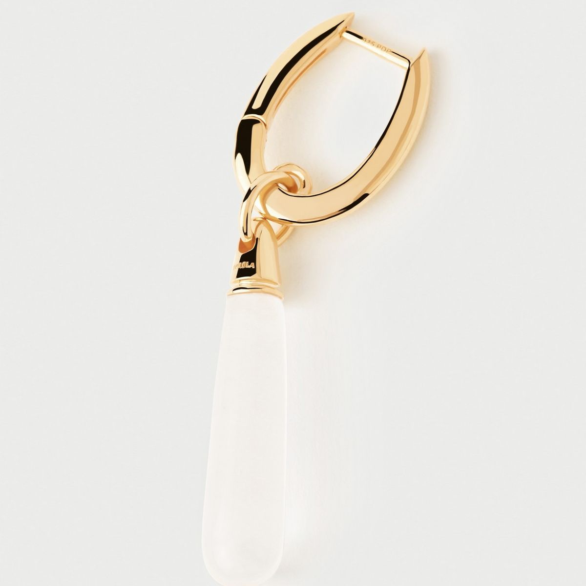 PDPAOLA - Rock crystal large Jupiter Individual hoop