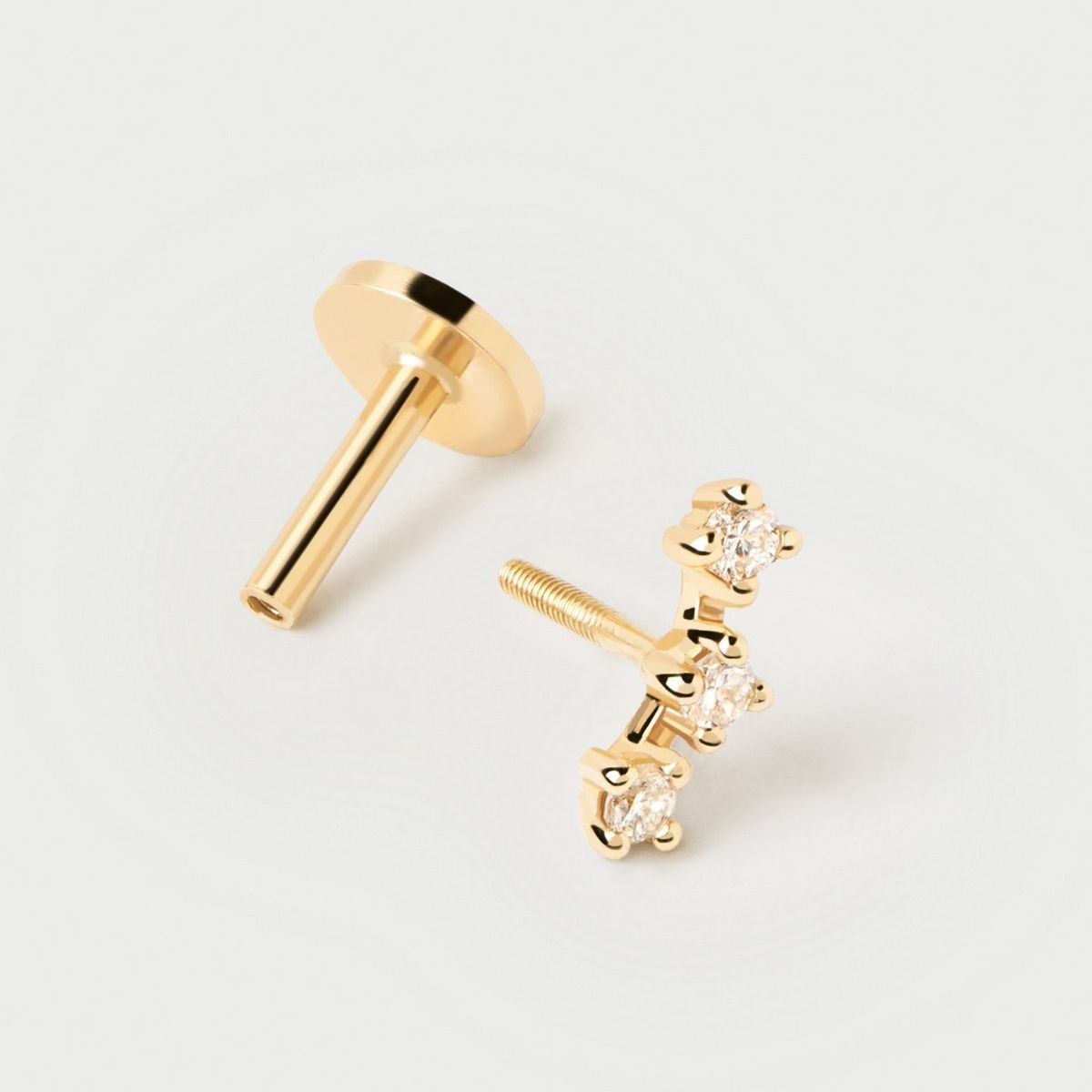 PDPAOLA - Aro Diamante y oro Brooklyn Individual