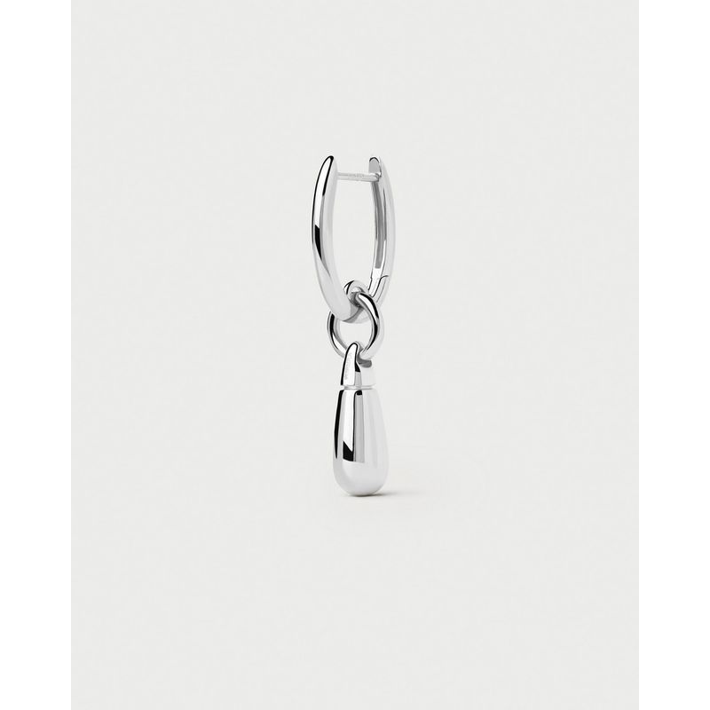 PDPAOLA - Jupiter plateado Individual Hoop