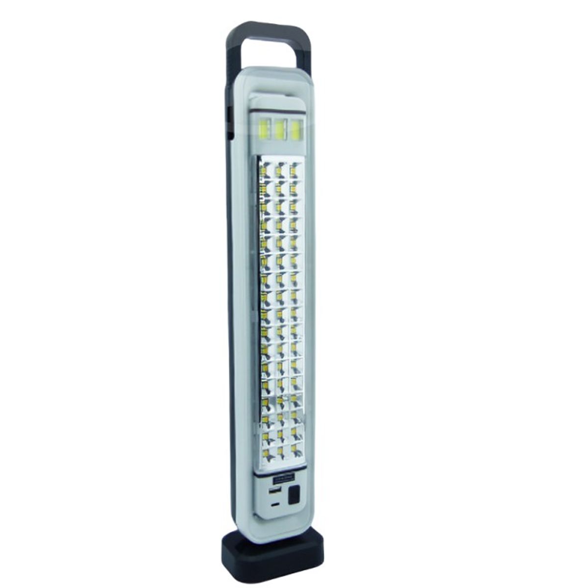 GENERICO - Lampara Solar De 51 LED Mas 3 LED COB Duo Recargable