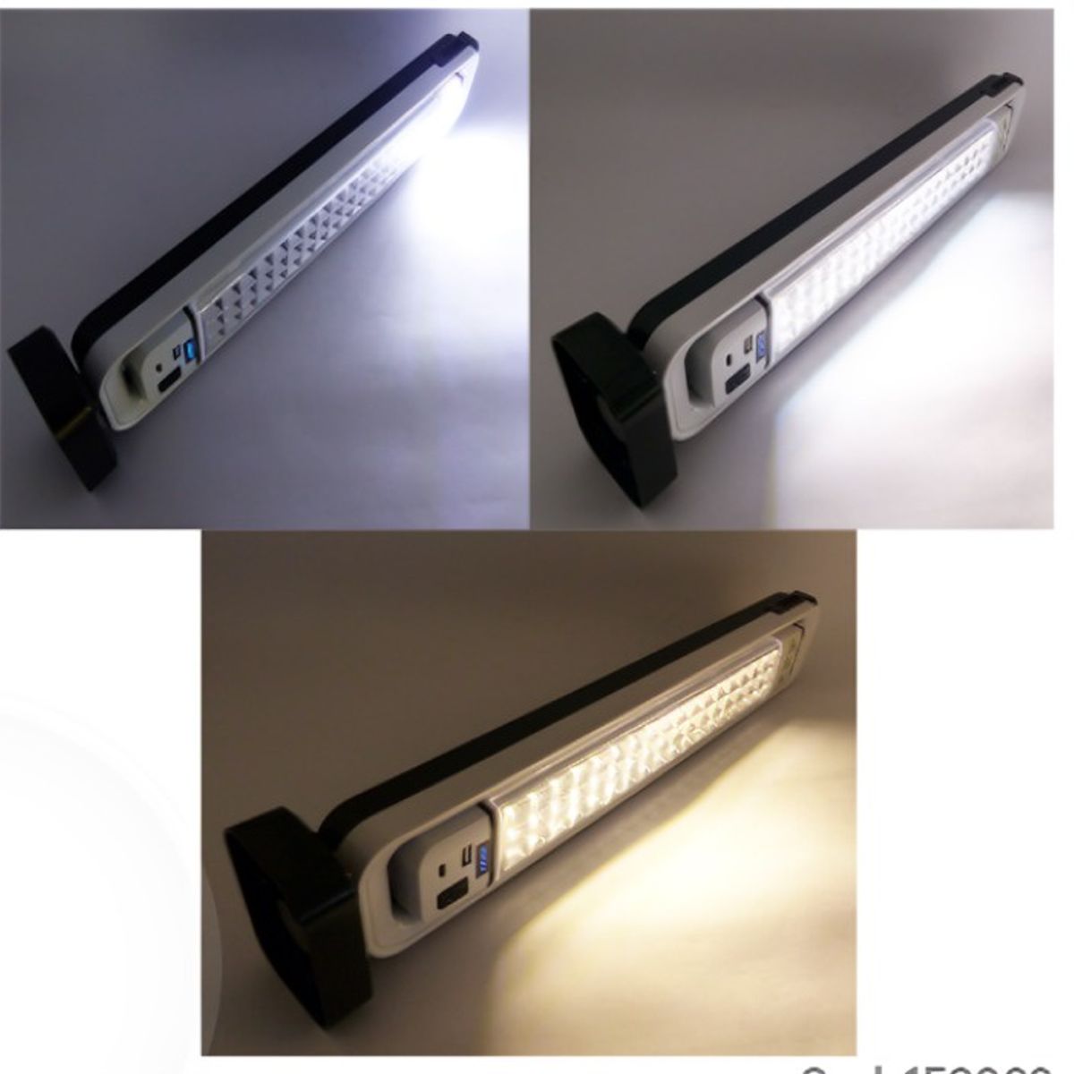 GENERICO - Lampara Solar De 51 LED Mas 3 LED COB Duo Recargable