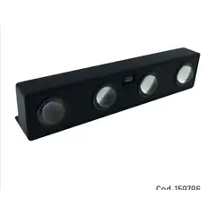 GENERICO - Aplique Solar De 4 LED Sensor