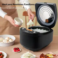MOVI - Olla Eléctrica 3 en 1 (Inteligente - Multifuncional -Antiadherente) 5L