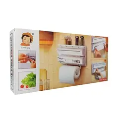 GENERICO - Dispensador Corta Fácil Triple Papel De Cocina Toalla Nova