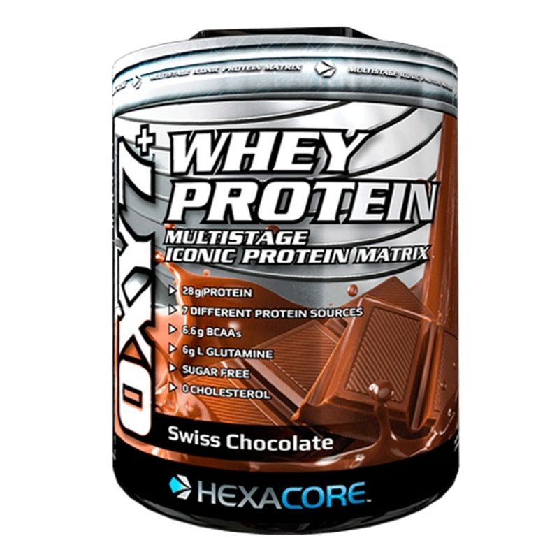 HEXACORE - Oxy 7 Whey Protein Hexacore 5 Libras 67 Porciones. CHOCOLATE