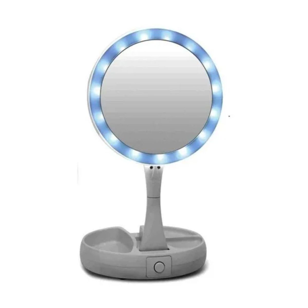 GENERICO - Espejo LED Con Doble Cara Plegable Para Maquillaje